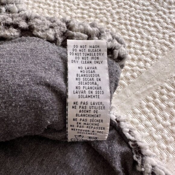 Thread & Supply Women's Wubby Fleece Pullover Charcoal Sz M - Picture 11 of 16